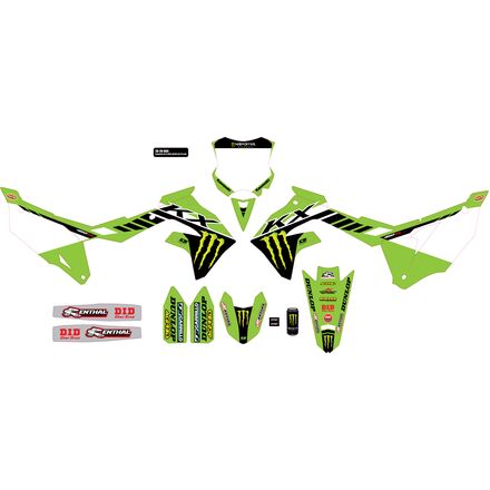 d'cor visuals 24 monster energy kawasaki complete graphic kit