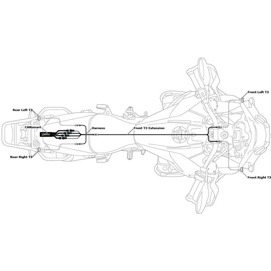 denali t3 turn signal cansmart wiring harness