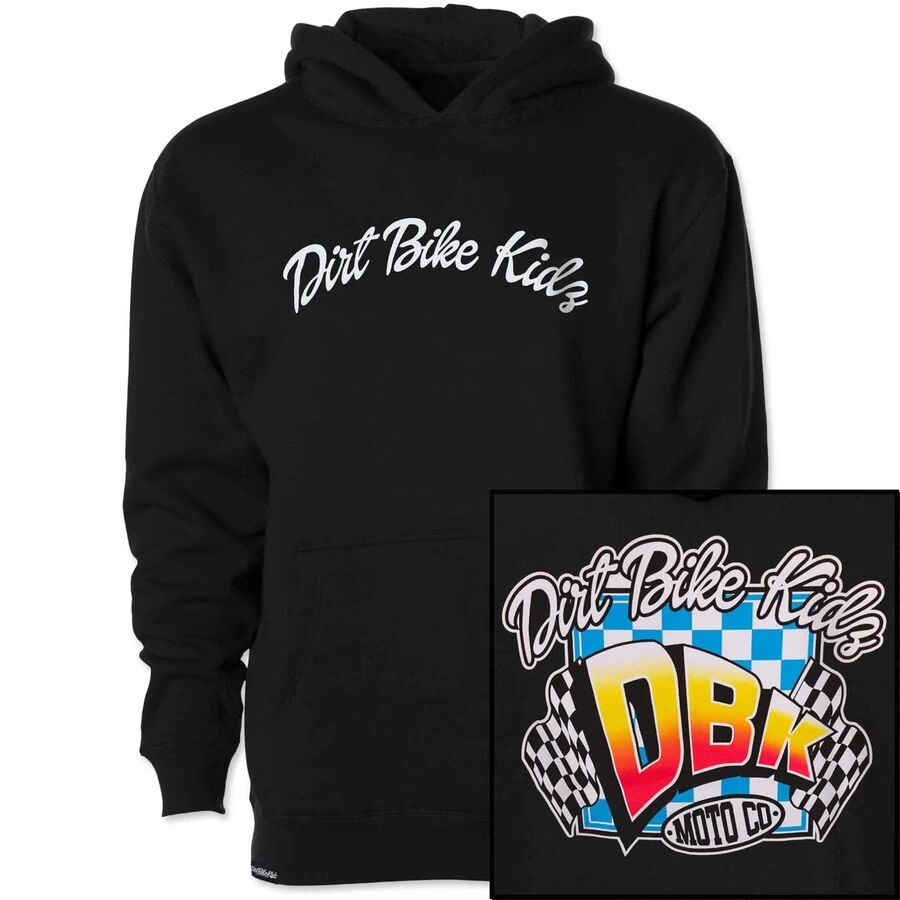 dirt bike kidz youth clean win hoody