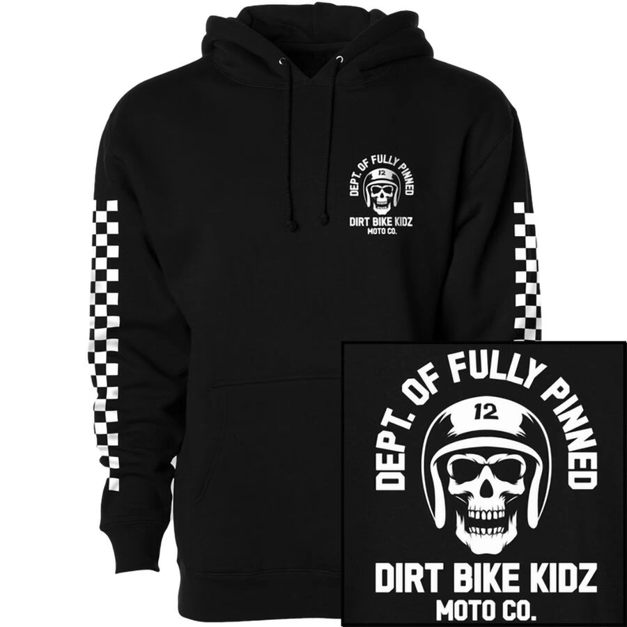 dirt bike kidz youth fully pinned hoody