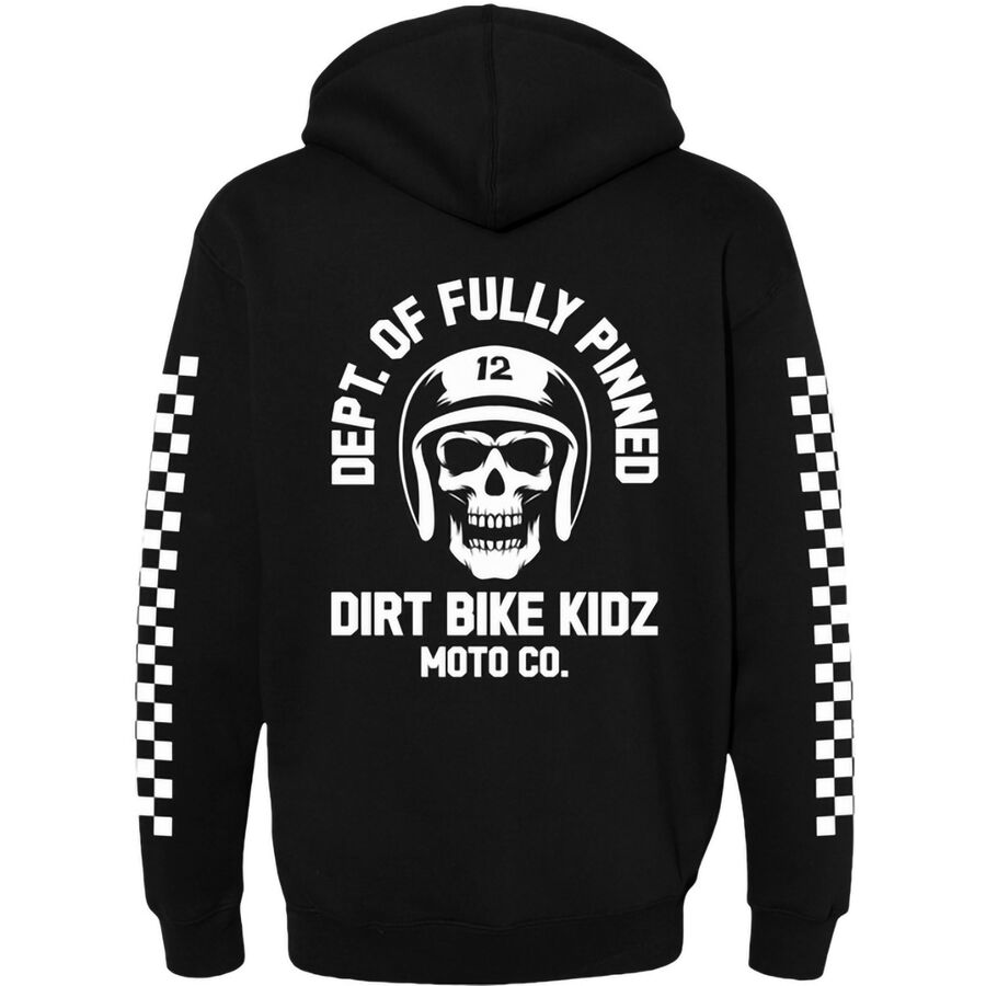 dirt bike kidz youth fully pinned hoody 3 dirt bike kidz youth fully pinned hoody