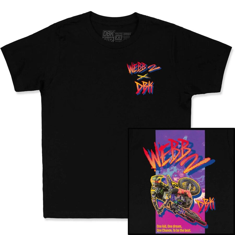 dirt bike kidz youth rad cw2 t-shirt