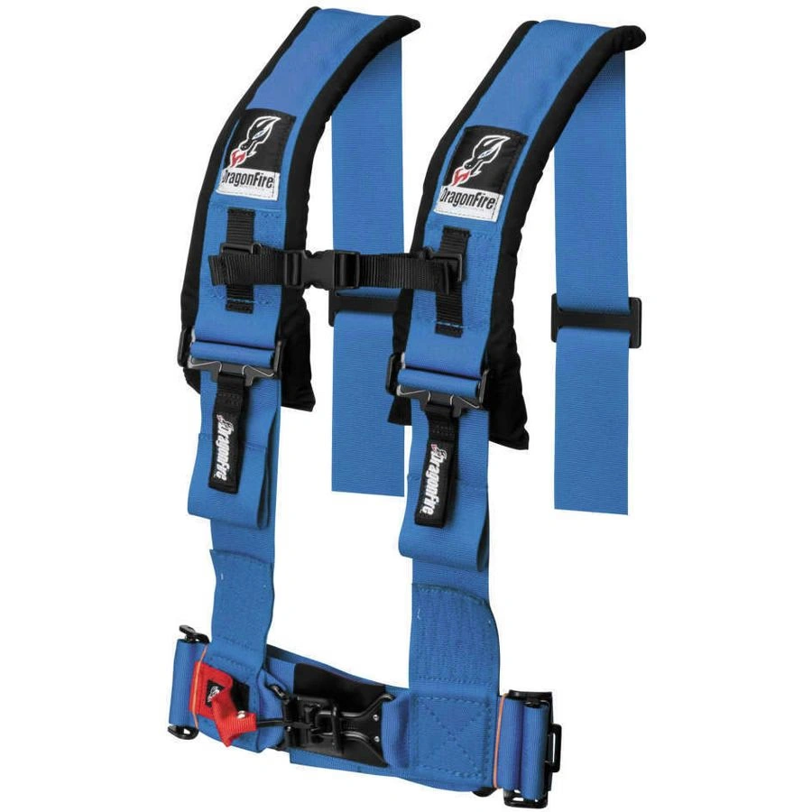 dragonfire racing 4-point 3" h-style harness with sternum clip 3 dragonfire racing 4-point 3" h-style harness with sternum clip