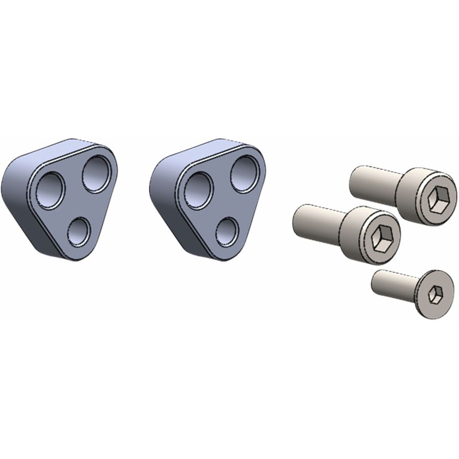 driven racing halo riser clip-on spacer