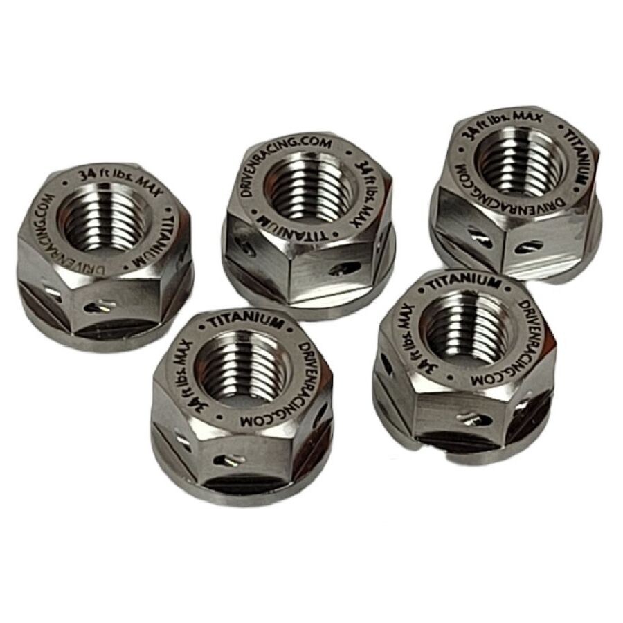 driven racing titanium sprocket nuts 3 driven racing titanium sprocket nuts