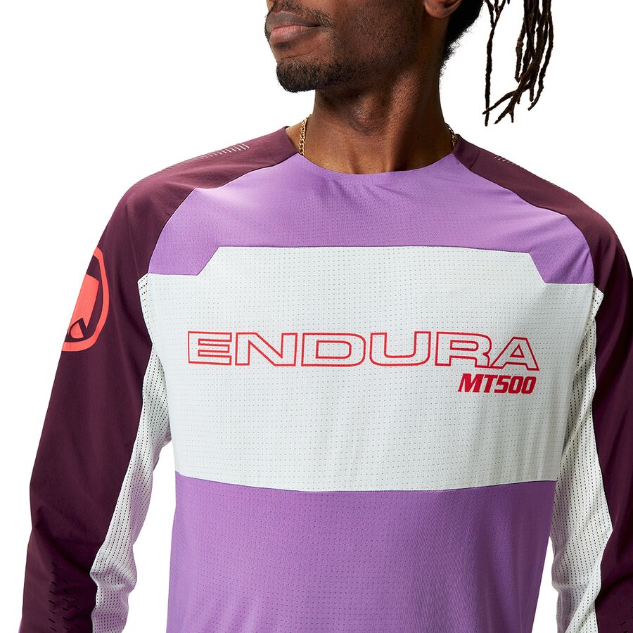 endura mt500 burner lite long-sleeve jersey - men's 19 endura mt500 burner lite long-sleeve jersey - men's
