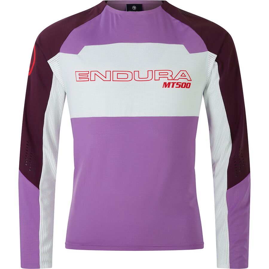 endura mt500 burner lite long-sleeve jersey - men's 27 endura mt500 burner lite long-sleeve jersey - men's