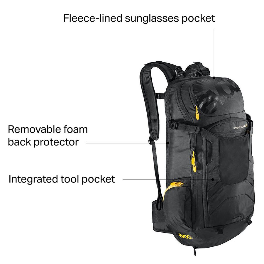 evoc fr trail blackline protector hydration pack 4 evoc fr trail blackline protector hydration pack