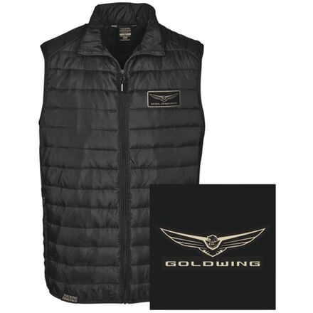factory effex gold wing puffer vest