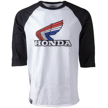 factory effex honda vintage baseball t-shirt