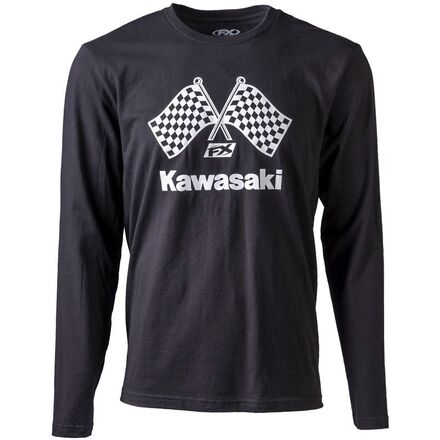factory effex kawasaki checker long sleeve shirt