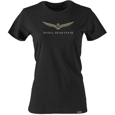 factory effex women's gold wing bold t-shirt