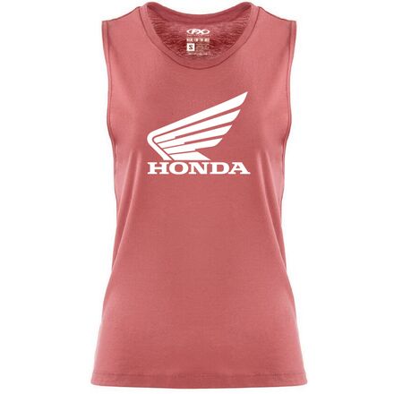 factory effex women's honda wing muscle tank top