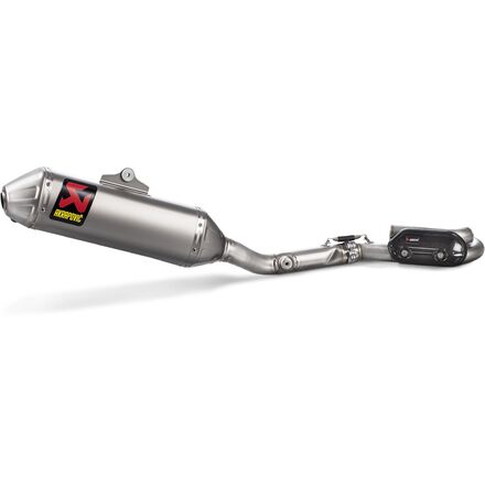 akrapovic racing full system exhaust with spark arrestor