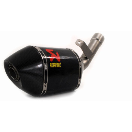 akrapovic slip-on exhaust - shorty