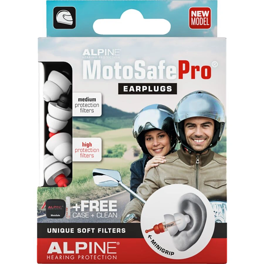 alpine hearing protection motosafe pro earplugs