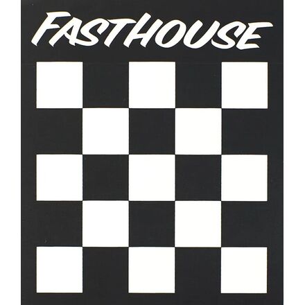 fasthouse checkers sticker