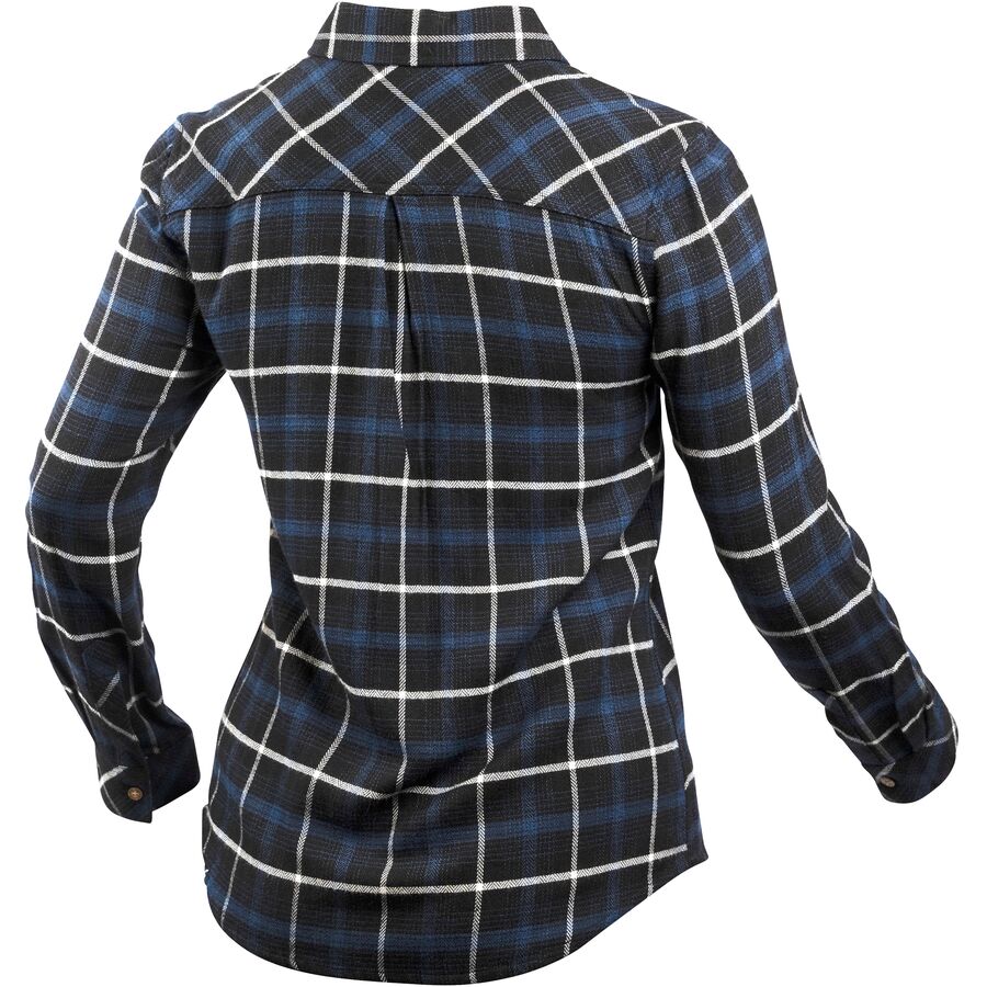 fasthouse women's honey flannel shirt