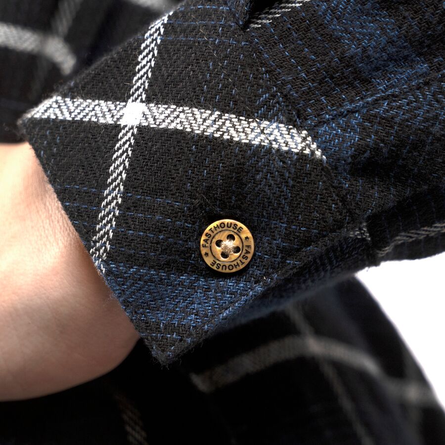 fasthouse women's honey flannel shirt 3 fasthouse women's honey flannel shirt