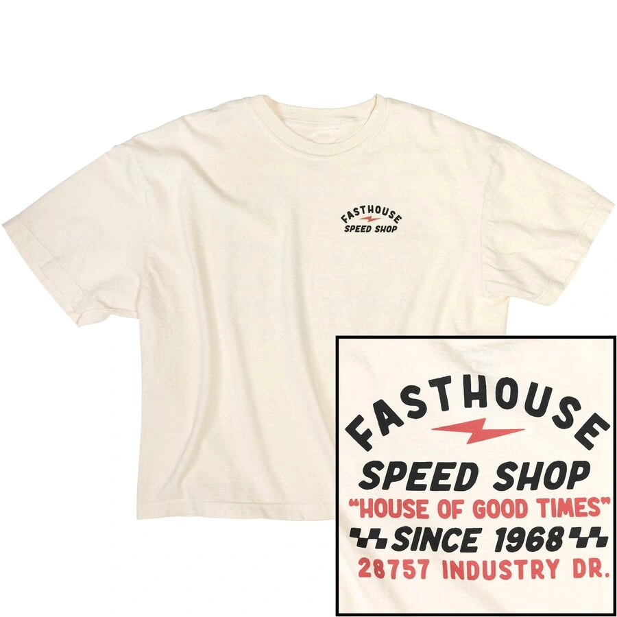 fasthouse women's junction crop t-shirt