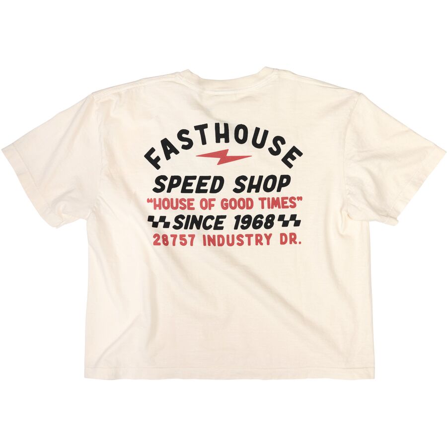 fasthouse women's junction crop t-shirt 3 fasthouse women's junction crop t-shirt