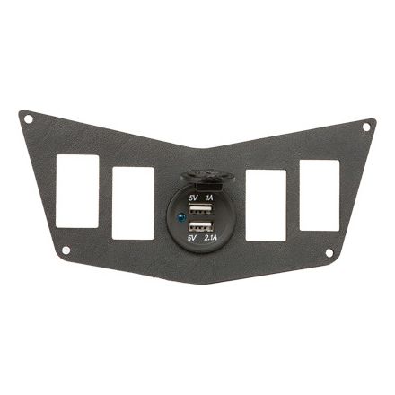 flip dash switch plate with usb