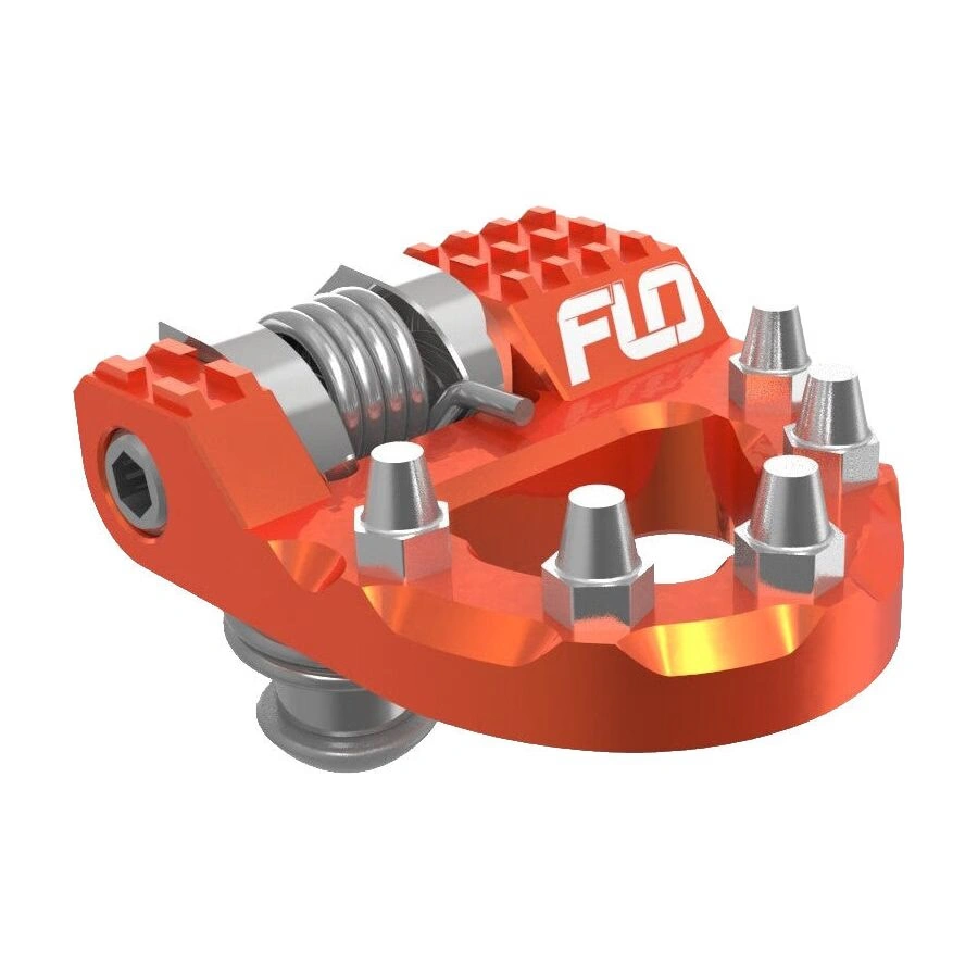 flo motorsports folding tip brake pedal tip 4 flo motorsports folding tip brake pedal tip