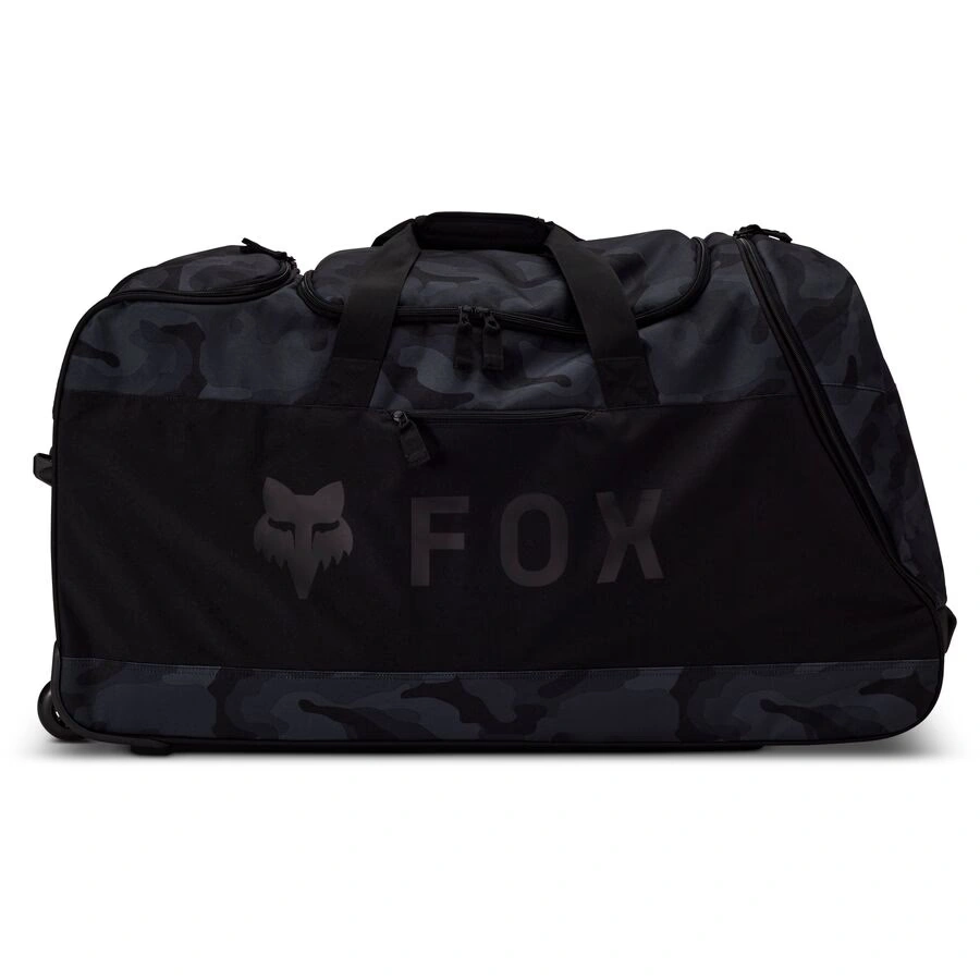 fox racing 180 shuttle roller gear bag - black camo