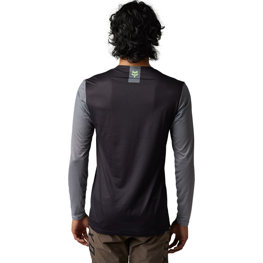 fox racing flexair long-sleeve jersey - men's 3 fox racing flexair long-sleeve jersey - men's