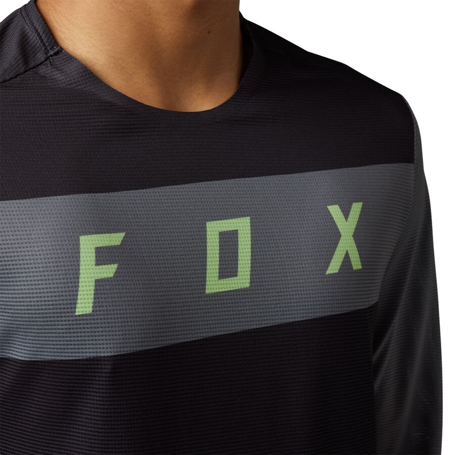fox racing flexair long-sleeve jersey - men's 4 fox racing flexair long-sleeve jersey - men's