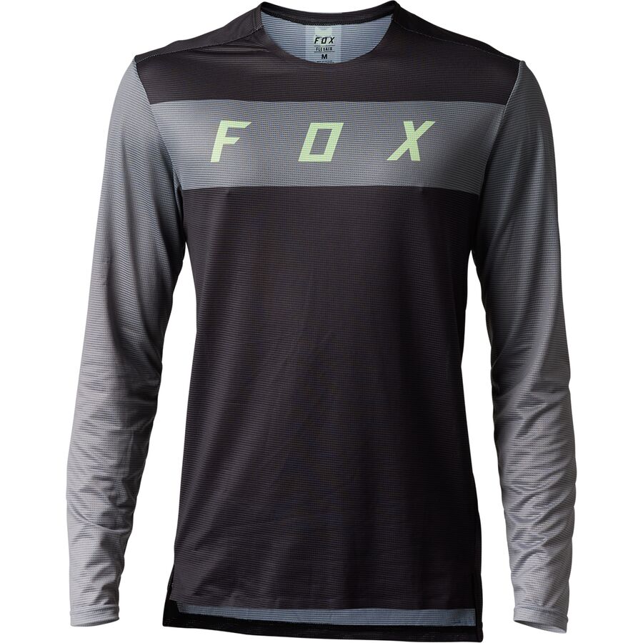 fox racing flexair long-sleeve jersey - men's 5 fox racing flexair long-sleeve jersey - men's
