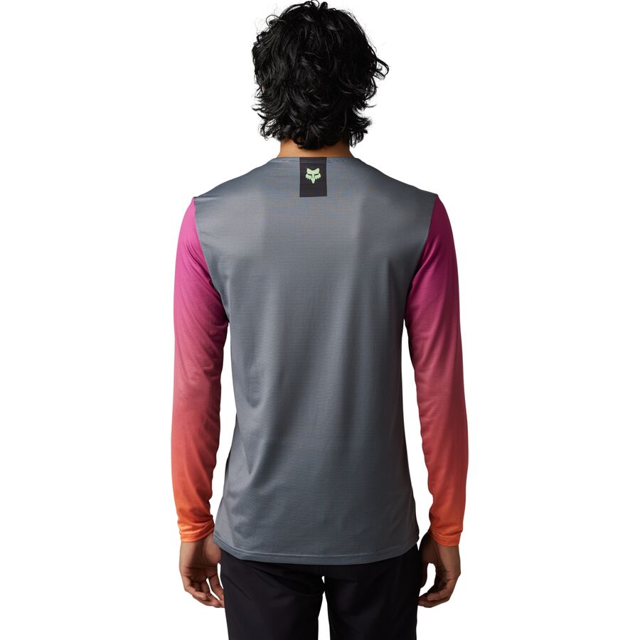 fox racing flexair long-sleeve jersey - men's 7 fox racing flexair long-sleeve jersey - men's