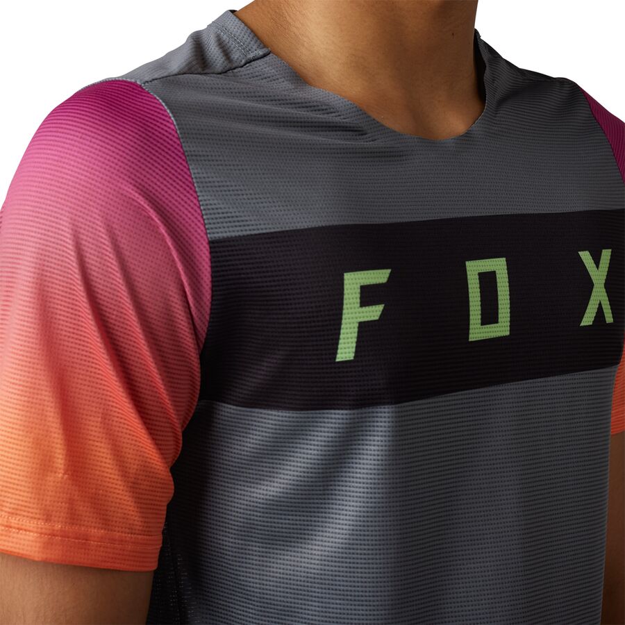 fox racing flexair short-sleeve jersey - men's 6 fox racing flexair short-sleeve jersey - men's