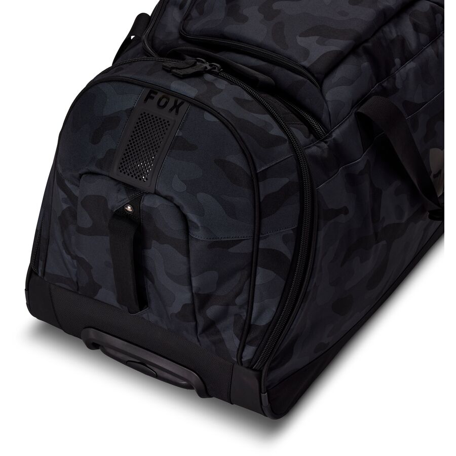 fox racing shuttle roller gear bag - black camo 6 fox racing shuttle roller gear bag - black camo