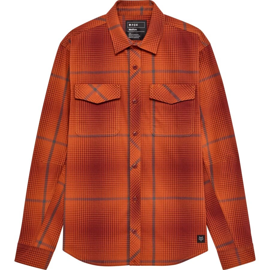 fox racing survivalist fire flannel shirt
