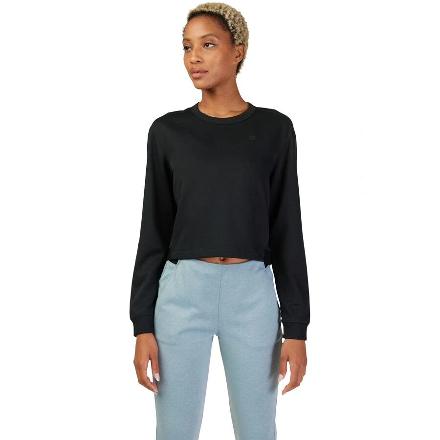 fox racing women's balance crew sweatshirt