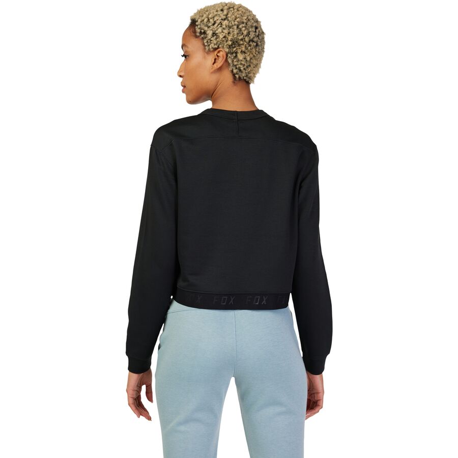 fox racing women's balance crew sweatshirt