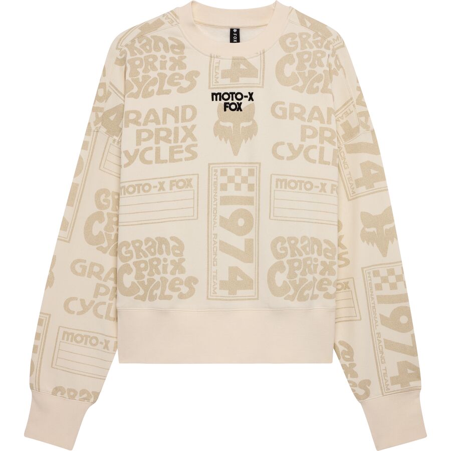 fox racing women's circa 74 oversized sweatshirt 3 fox racing women's circa 74 oversized sweatshirt