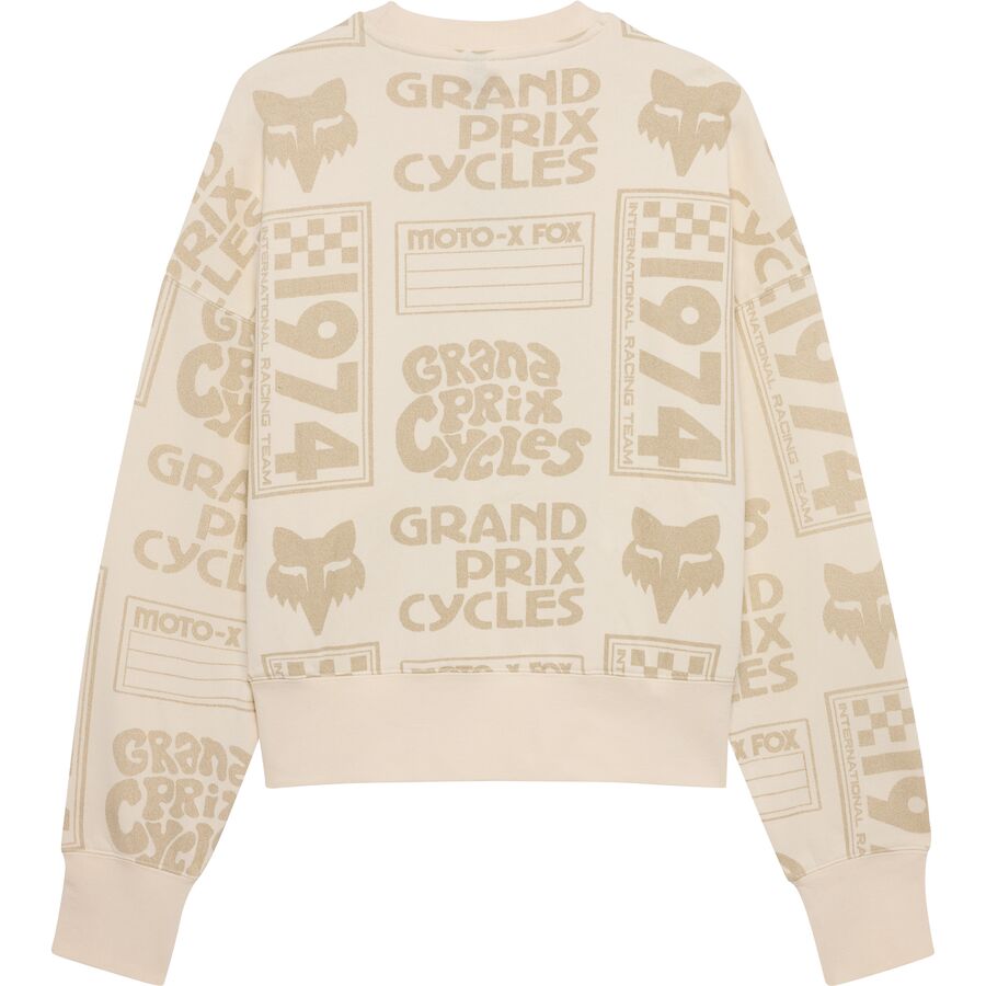 fox racing women's circa 74 oversized sweatshirt 4 fox racing women's circa 74 oversized sweatshirt