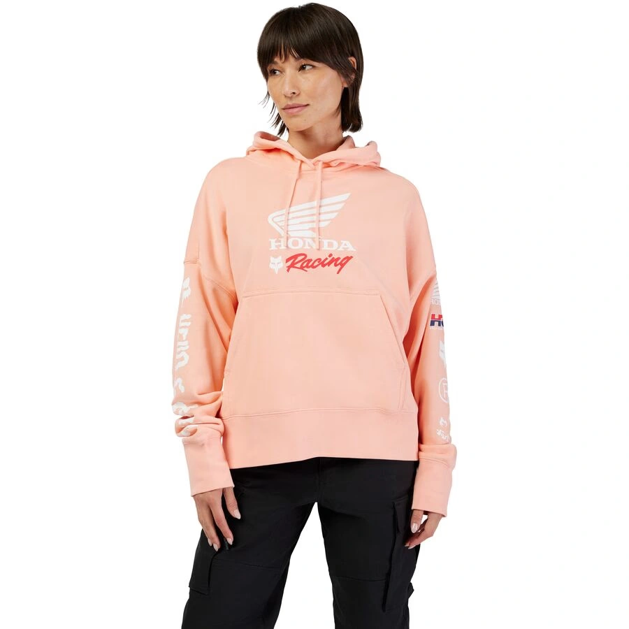 fox racing women's honda oversized hoody