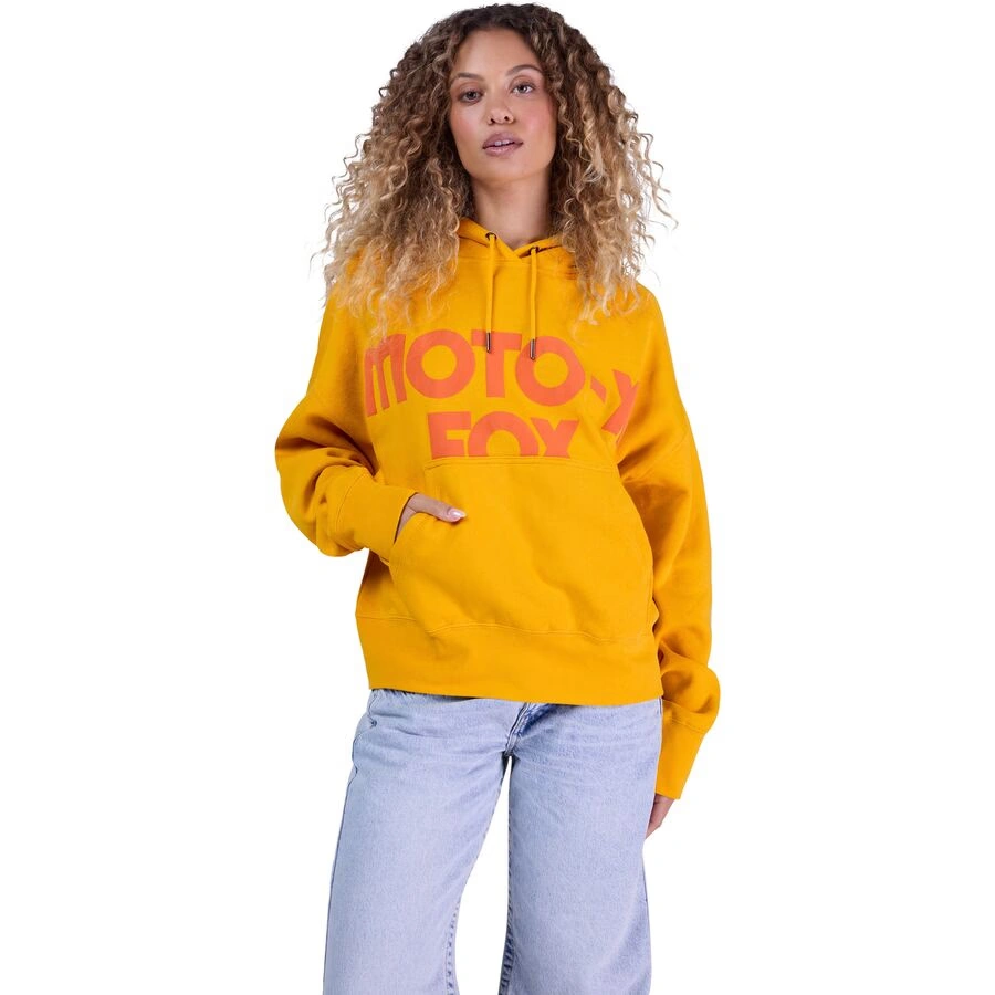 fox racing women's moto-x oversized hoody