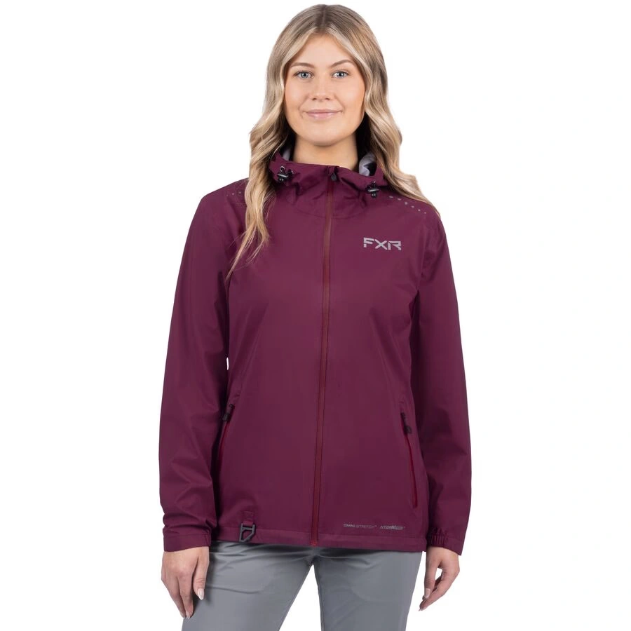 fxr women's adventure lite tri-laminate jacket