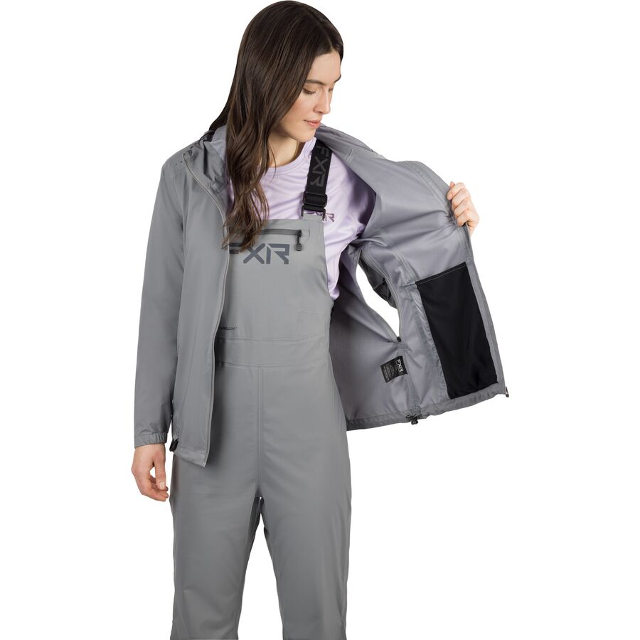 fxr women's adventure lite tri-laminate jacket