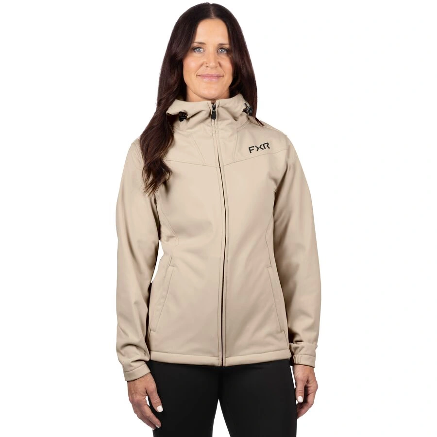 fxr women's hydrogen softshell jacket