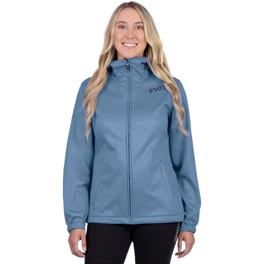 fxr women's hydrogen softshell jacket