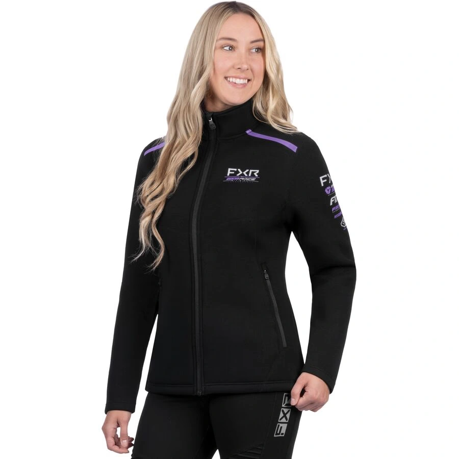 fxr women's race division tech zip up