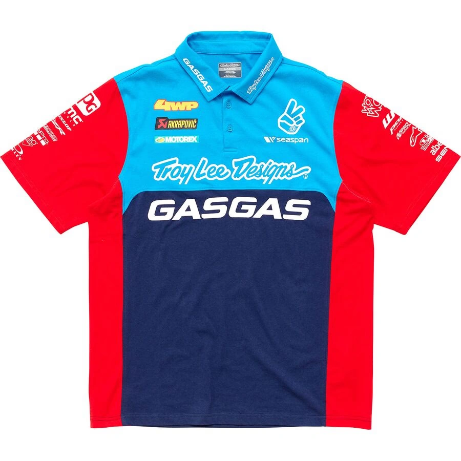 gasgas apparel troy lee designs team pit shirt