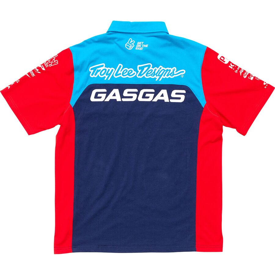 gasgas apparel troy lee designs team pit shirt