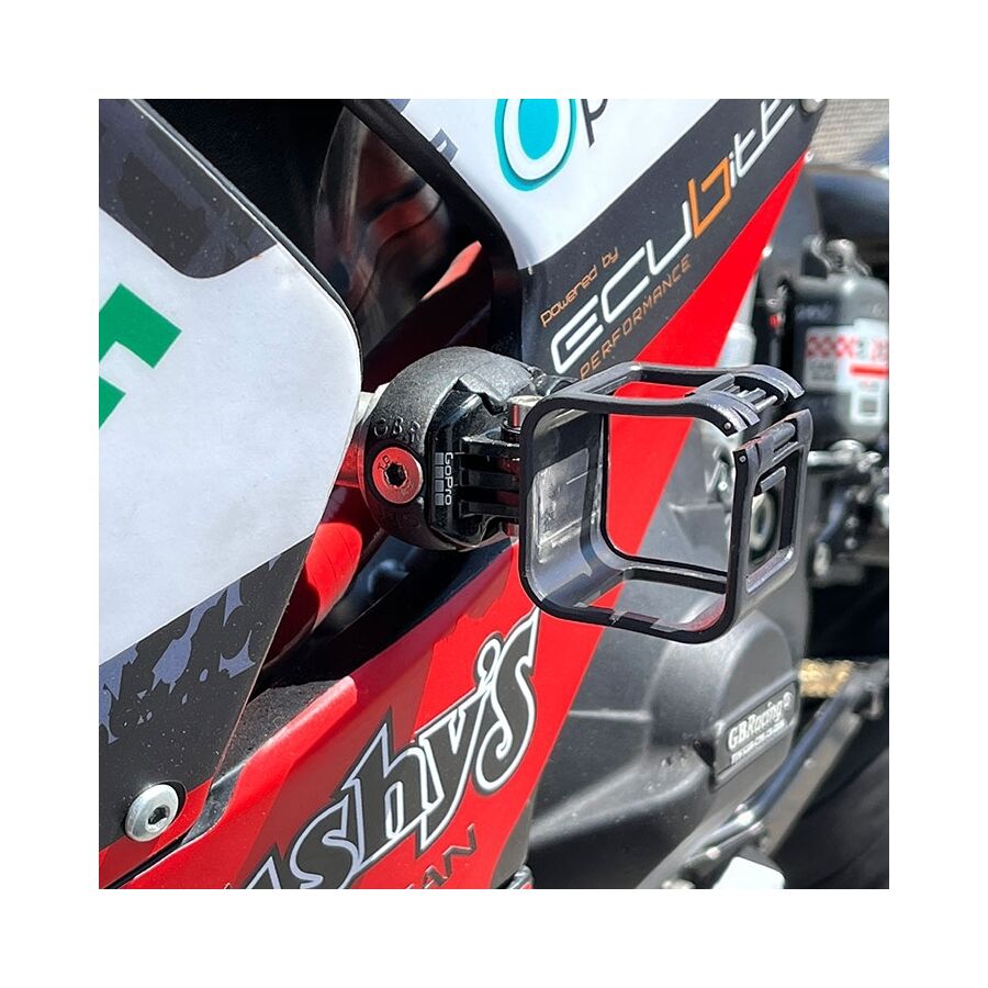 gb racing bullet frame slider gopro camera mount puck