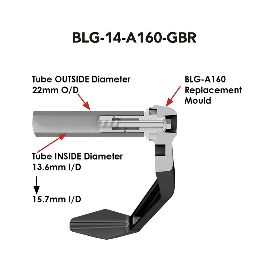 gb racing universal brake lever guard 40 gb racing universal brake lever guard